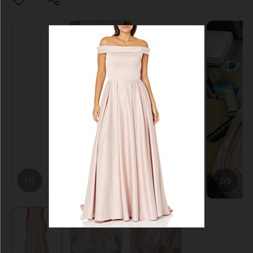 Chic Strapless Blush Dress